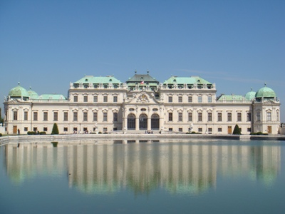 Reisefoto vom Schloß Belvedere in Wien